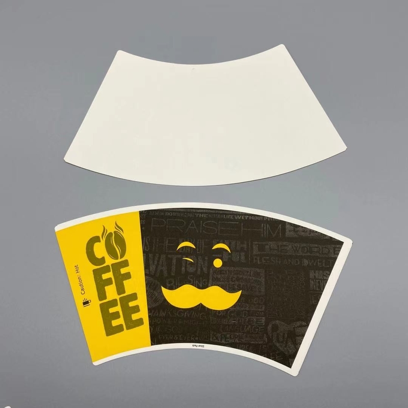 Double Side Pe Coated Paper Cup Fan Paper Cup Blanks For Cup Hot Drinks